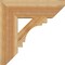 Ekena Millwork Merced Slat Rough Sawn Bracket, Western Red Cedar, 6"W x 22"D x 22"H BKT06X22X22MRC06RWR - alternate 4